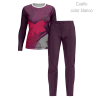 Conjunto running camiseta manga larga y pantalón largo de mujer personalizado 100% fullprint