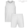 Conjunto running camiseta sin mangas y pantalón corto personalizado 100% fullprint