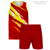Conjunto running camiseta sin mangas y pantalón corto personalizado 100% fullprint