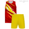 Conjunto running camiseta sin mangas y pantalón corto personalizado 100% fullprint