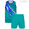 Conjunto running camiseta sin mangas y pantalón corto personalizado 100% fullprint