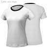 Camiseta petanca manga corta  de mujer personalizada 100% fullprint