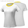 Camiseta petanca manga corta  de mujer personalizada 100% fullprint