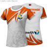 Camiseta petanca manga corta  de mujer personalizada 100% fullprint