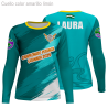Camiseta petanca manga larga de mujer de personalizada 100% fullprint