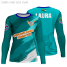 Camiseta petanca manga larga de mujer de personalizada 100% fullprint