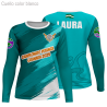 Camiseta petanca manga larga de mujer de personalizada 100% fullprint