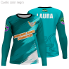 Camiseta petanca manga larga de mujer de personalizada 100% fullprint