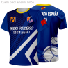 Camiseta petanca manga corta personalizada 100% fullprint