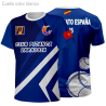 Camiseta petanca manga corta personalizada 100% fullprint