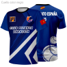 Camiseta petanca manga corta personalizada 100% fullprint