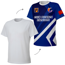Camiseta petanca manga corta personalizada 100% fullprint