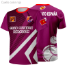 Camiseta petanca manga corta personalizada 100% fullprint
