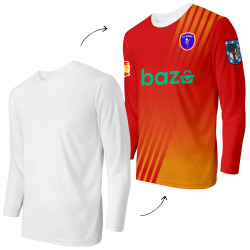 Camiseta petanca manga larga personalizada 100% fullprint
