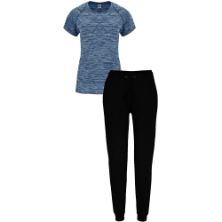 Conjunto de mujer petanca camiseta técnica vigoré y pantalón largo