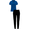 Conjunto de mujer petanca polo técnico y pantalón largo