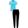 Conjunto de mujer petanca polo técnico y pantalón largo