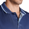 Conjunto petanca polo técnico bicolor y pantalón largo