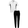 Conjunto petanca polo técnico bicolor y pantalón largo