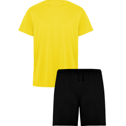 Conjunto infantil petanca camiseta técnica y pantalón corto