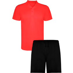 Conjunto petanca polo técnico y pantalón corto