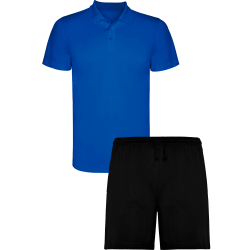 Conjunto infantil petanca polo técnico y pantalón corto