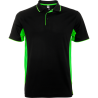 Conjunto petanca polo técnico bicolor y pantalón corto