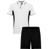 Conjunto petanca polo técnico bicolor y pantalón corto