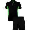 Conjunto petanca polo técnico bicolor y pantalón corto