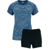 Conjunto de mujer petanca camiseta técnica vigoré y pantalón corto