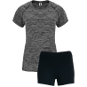 Conjunto de mujer petanca camiseta técnica vigoré y pantalón corto