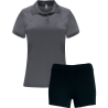 Conjunto de mujer petanca polo técnico y pantalón corto
