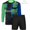 Conjunto running camiseta manga larga y pantalón corto personalizado 100% fullprint