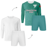 Conjunto petanca camiseta manga larga y pantalón corto personalizado 100% fullprint
