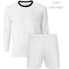 Conjunto petanca camiseta manga larga y pantalón corto personalizado 100% fullprint