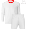 Conjunto petanca camiseta manga larga y pantalón corto personalizado 100% fullprint