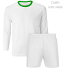 Conjunto petanca camiseta manga larga y pantalón corto personalizado 100% fullprint
