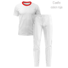 Conjunto petanca camiseta manga corta y pantalón largo personalizado 100% fullprint