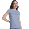 Camiseta Entallada con Manga Corta para Mujer