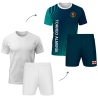 Conjunto petanca camiseta manga corta y pantalón corto personalizado 100% fullprint