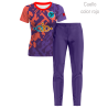 Conjunto petanca camiseta manga corta y pantalón largo de mujer personalizado 100% fullprint