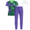 Conjunto petanca camiseta manga corta y pantalón largo de mujer personalizado 100% fullprint