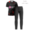 Conjunto petanca camiseta manga corta y pantalón largo personalizado 100% fullprint