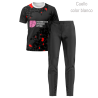 Conjunto petanca camiseta manga corta y pantalón largo personalizado 100% fullprint