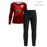 Conjunto petanca camiseta manga larga y pantalón largo de mujer personalizado 100% fullprint