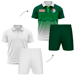 Conjunto petanca polo y pantalón corto personalizado 100% fullprint