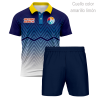 Conjunto petanca polo y pantalón corto personalizado 100% fullprint