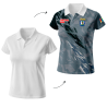 Polo de mujer petanca personalizado 100% fullprint