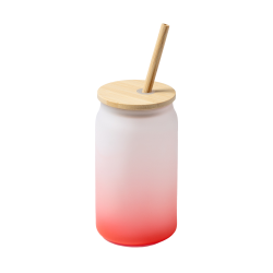 Vaso con tapa y pajita Stamina DALBY