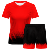 Conjunto fútbol de mujer sublimado Bits Fire